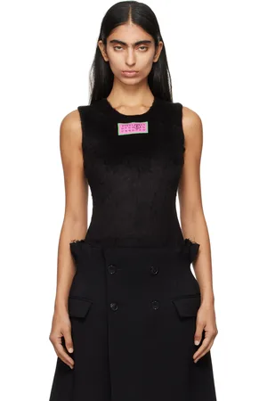 Maison Margiela Black Lycra Jersey Bodysuit