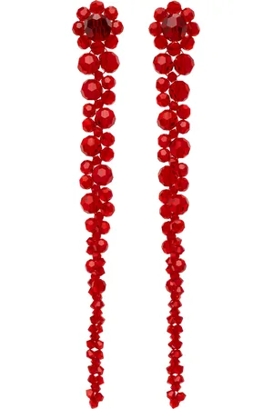 Simone Rocha Red Drip Earrings