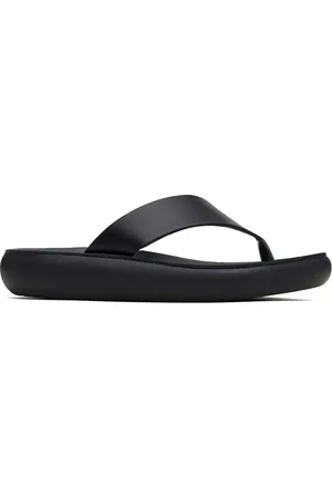 Ancient Greek Sandals Black Charys Comfort Sandals