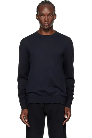 The Row Navy Breno Sweater