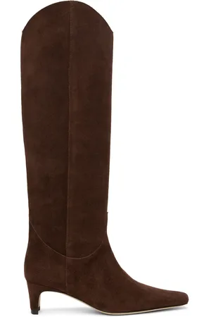 Staud Brown Western Wally Tall Boots