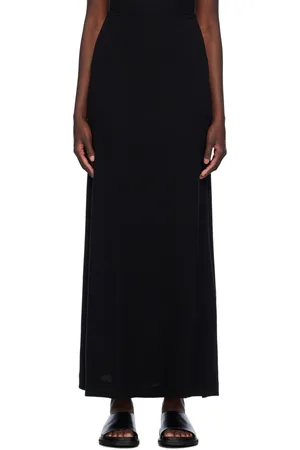 Leset Black Lauren Maxi Skirt