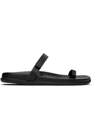 Ancient Greek Sandals Black Dokos Sandals