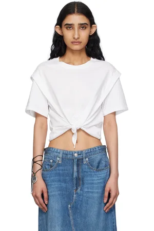RAG&BONE White Mica Tie T-Shirt