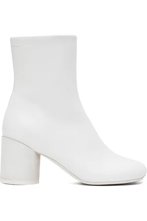Maison Margiela White Anatomic Ankle Boots