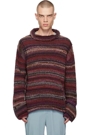 Kiko Kostadinov Red Scarpitta Knit Sweater