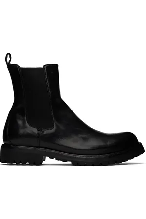 Officine creative Black Ikonic 002 Chelsea Boots