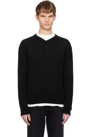 The Row Black Corbin Sweater