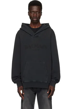 Balmain Black Vintage Hoodie