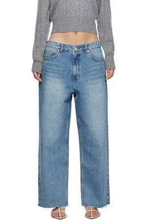 Recto Blue Wide Jeans