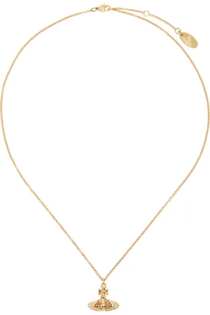 Vivienne Westwood Gold Pina Small Bas Relief Pendant Necklace