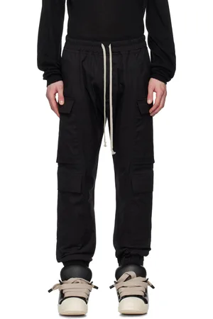 Rick Owens Black Hollywood Mastodon Megacargo Pants