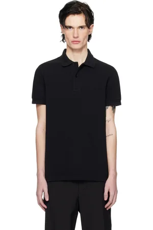 Tom Ford Black Tennis Piquet Polo