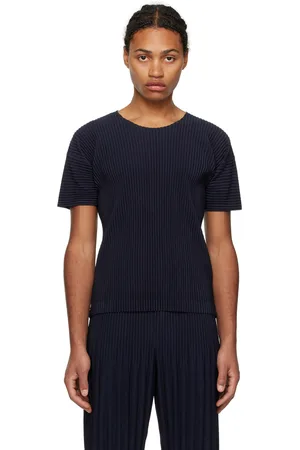 Issey Miyake Navy Basics T-Shirt