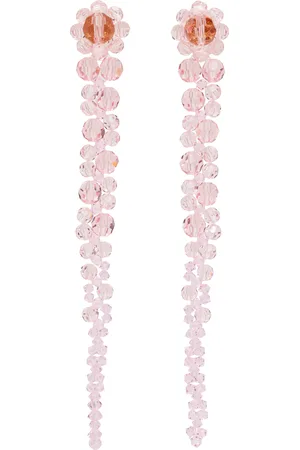 Simone Rocha Pink Drip Earrings