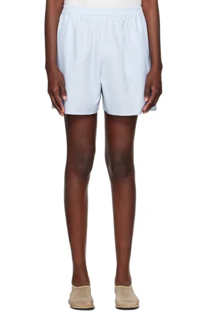 The Row Blue Gunther Shorts
