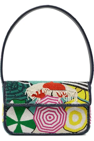 Staud Multicolor Tommy Beaded Bag