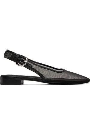 RAG&BONE Black Astra Slingback Ballerina Flats