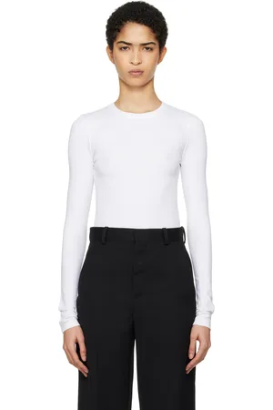 WARDROBE.NYC White Opaque Long Sleeve T-shirt