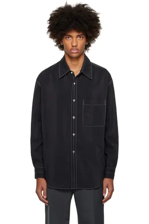 LEMAIRE Black Easy Shirt