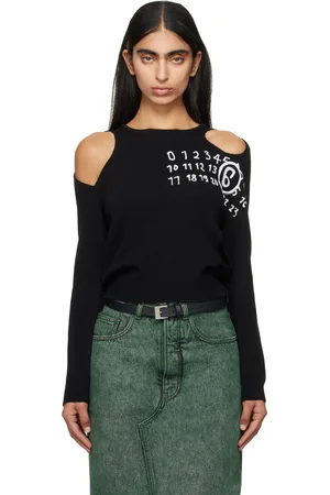 Maison Margiela Black Cut-Outs Sweater