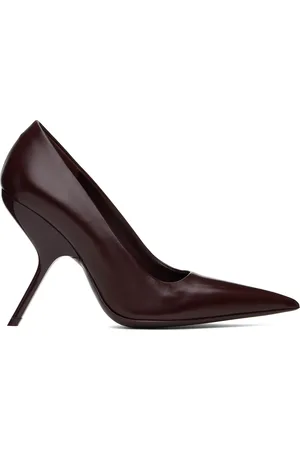 Salvatore Ferragamo Burgundy Eva Heels