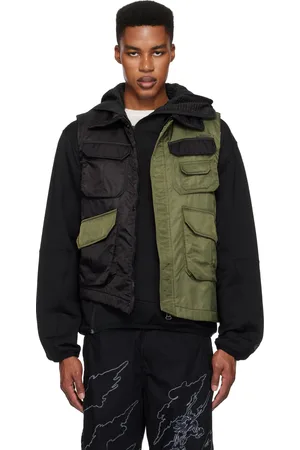 Maharishi Khaki & Black 5275 Padded Flight Vest