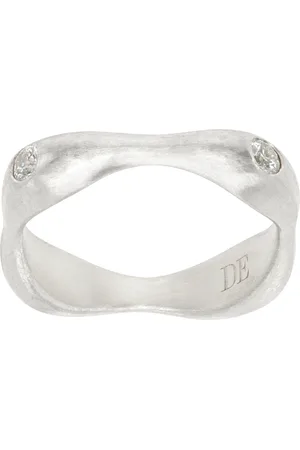 Dunton Ellerkamp Silver Owen Thin Diamond Ring