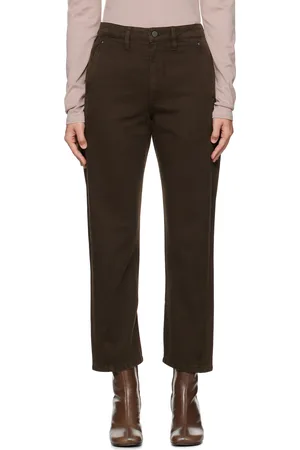LEMAIRE Brown Twisted Jeans