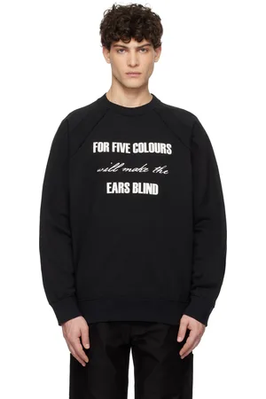 UNDERCOVER Black French Terry Sweatshirt