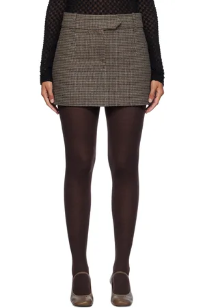 THE GARMENT Brown Sion Miniskirt