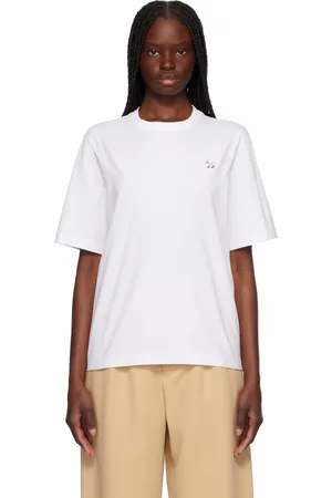 Maison Kitsuné White Baby Fox Patch Comfort T-shirt