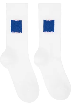 Casablanca White Casa Logo Socks