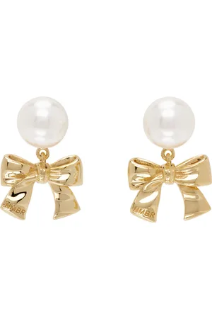 númbering Gold & White #9118 Earrings