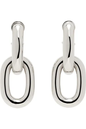 Paco rabanne Silver Double XL Link Earrings