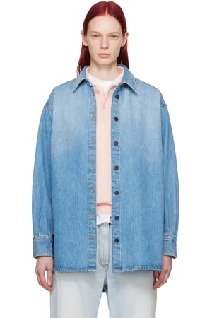 The Row Blue Frannie Denim Shirt