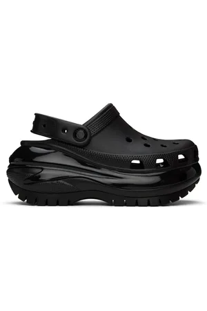 Crocs Black Mega Crush Clogs