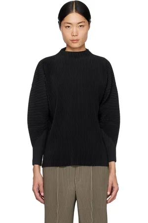 Issey Miyake Black Monthly Color November Long Sleeve T-Shirt
