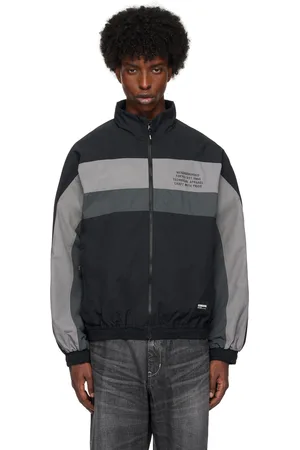 NEIGHBORHOOD Black Taffeta Track Jacket
