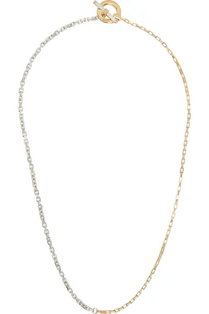 Bottega Veneta Gold & Silver Key Chain Necklace