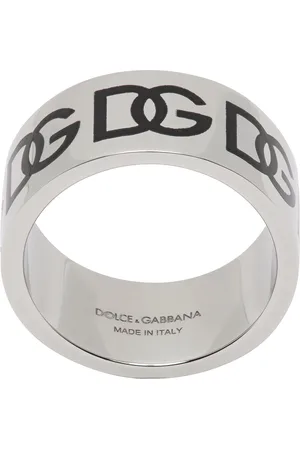 Dolce & Gabbana Silver Logo Ring