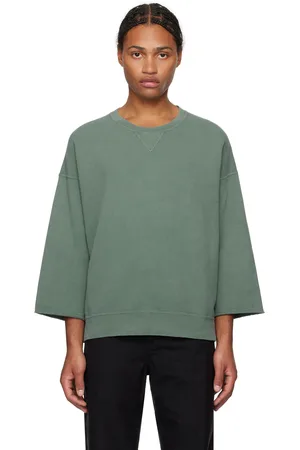 VISVIM Green Jumbo Sweat 3/4 Sweatshirt