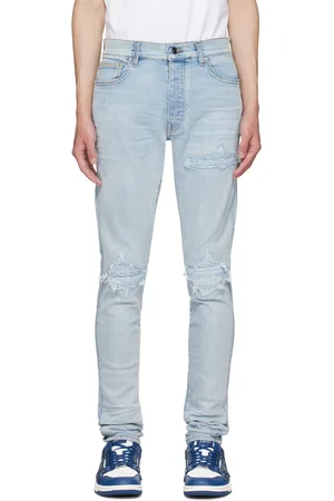 AMIRI Indigo MX1 Bandana Jacquard Jeans