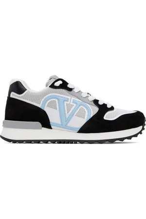 VALENTINO GARAVANI White & Black VLogo Pace Sneakers