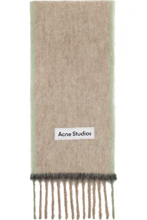 Acne Studios Beige Narrow Wool Mohair Scarf