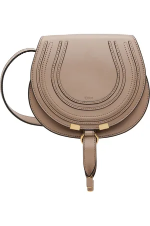 Chloé Beige Small Marcie Saddle Bag
