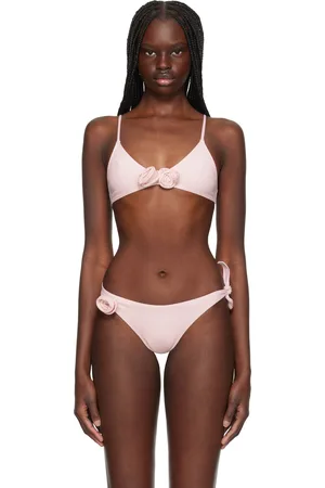 COPERNI Pink Flower Bikini Top