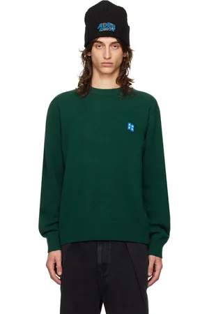 Ader Error Green TRS Tag 01 Sweater