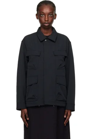 Snow Peak Black Press-Stud Jacket