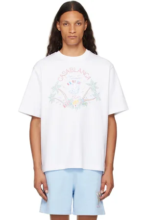 Casablanca White Crayon Tennis Club T-Shirt